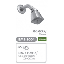 Regadera Metalica Con Tubo Ferreteria MetalesAleado-BMS-1004M 
