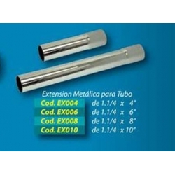 Extencion metálica para tubo de 1.1/4x4 Ferreteria