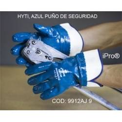 Par de guante Nitrilo Económico Hyti color azul