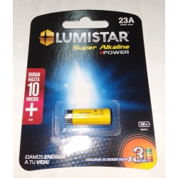Batería Super Alkaline 23A (Blíster/1Pc) 12V. LUMISTAR